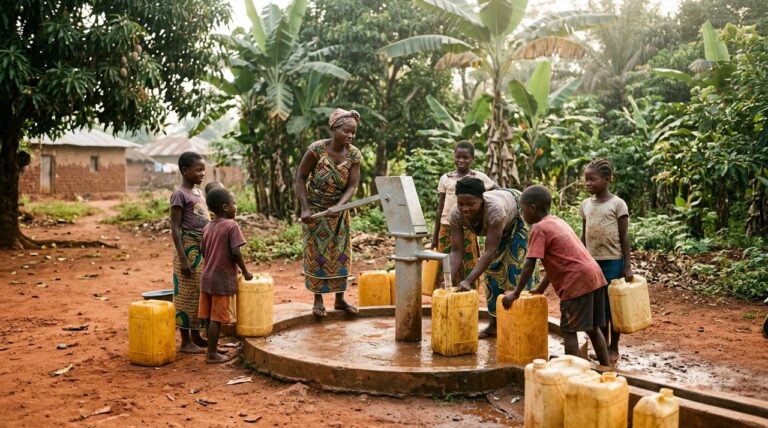 Rendre l'eau potable à cinq villages